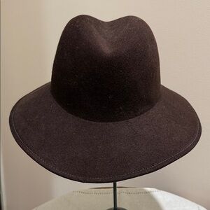 Classic Brown Fedora Hat